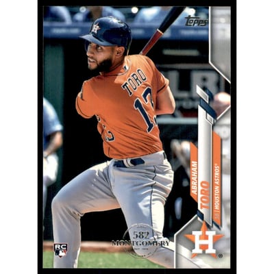 2020 Topps Factory Set 582 Montgomery Club #264 Abraham Toro