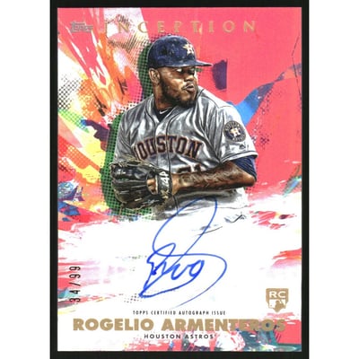2020 Topps Inception Rookie and Emerging Stars Autographs Magenta #RESARA Rogelio Armenteros