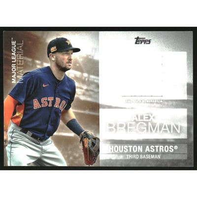 2020 Topps Update Major League Materials #MLMAB Alex Bregman