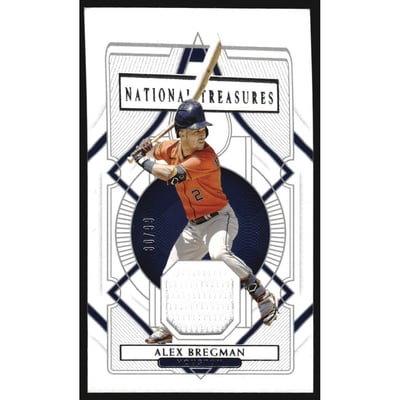 2021 Panini National Treasures #57 Alex Bregman JSY/99
