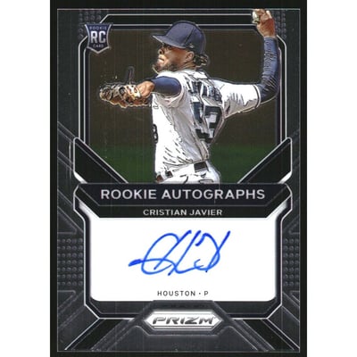 2021 Panini Prizm Rookie Autographs #49 Cristian Javier