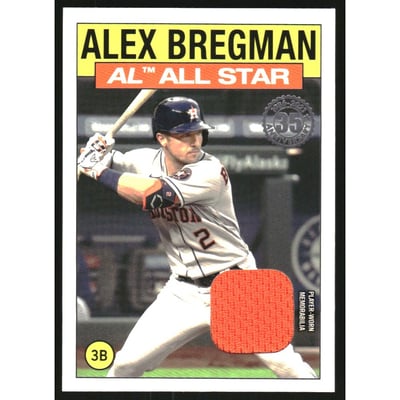 2021 Topps '86 Topps All Star Relics #86ASRAB Alex Bregman