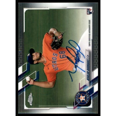 2021 Topps Chrome Rookie Autographs #RANR Nivaldo Rodriguez