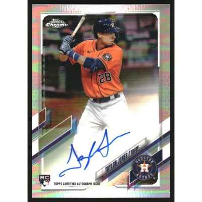 2021 Topps Chrome Rookie Autographs Refractors #RATJ Taylor Jones