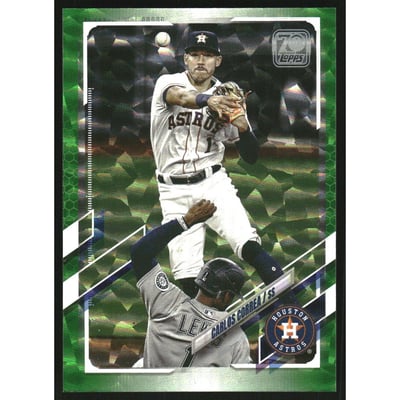 2021 Topps Green Foil #253 Carlos Correa