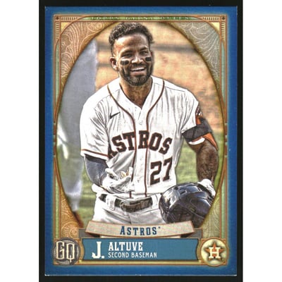 2021 Topps Gypsy Queen Blue #20 Jose Altuve