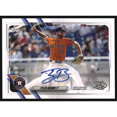 2021 Topps Pro Debut Autographs #PD73 Tyler Brown