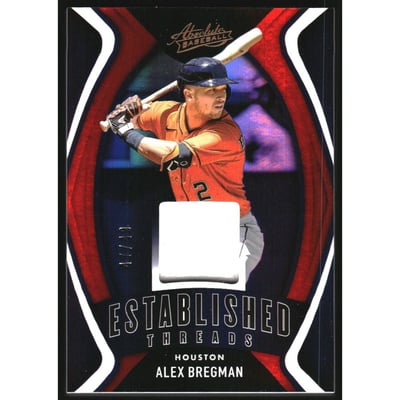 2022 Absolute Established Threads Spectrum Red #5 Alex Bregman/49