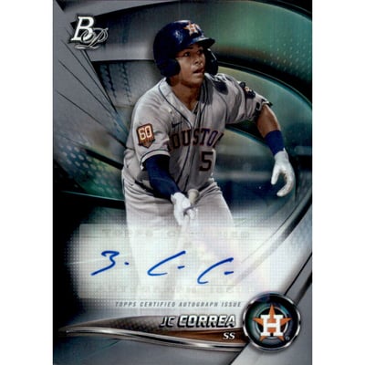 2022 Bowman Platinum Top Prospects Autographs #TOP64 JC Correa
