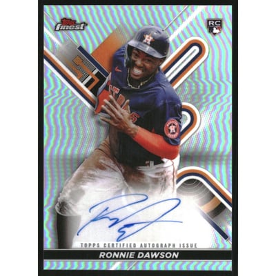 2022 Finest Autographs Refractors #FARDA Ronnie Dawson