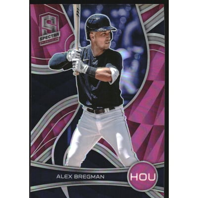 2022 Panini Chronicles Spectra Neon Pink #57 Alex Bregman