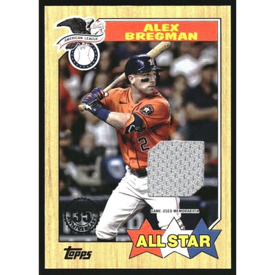 2022 Topps '87 Topps All-Star Relics #87ASRAB Alex Bregman