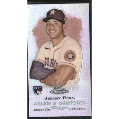 2022 Topps Allen and Ginter Chrome Mini Rookie Design Variations #RDV12 Jeremy Pena
