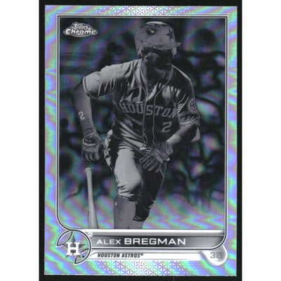 2022 Topps Chrome Negative Refractors #141 Alex Bregman