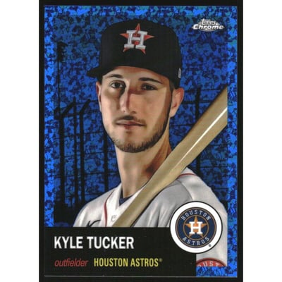 2022 Topps Chrome Platinum Anniversary Blue Mini-Diamond Refractors #25 Kyle Tucker