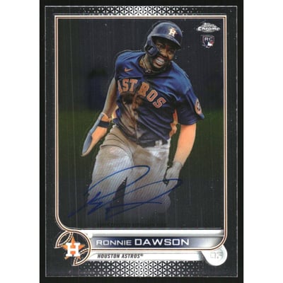 2022 Topps Chrome Rookie Autographs #RARDA Ronnie Dawson