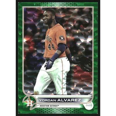 2022 Topps Green Foilboard #400 Yordan Alvarez