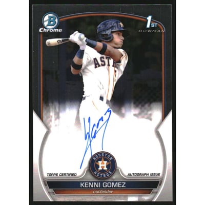 2023 Bowman Chrome Prospect Autographs #CPAKG Kenni Gomez