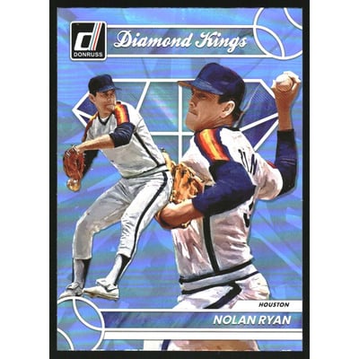 2023 Donruss Holo Carolina Blue #10 Nolan Ryan DK