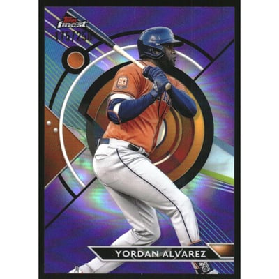 2023 Finest Purple Refractors #61 Yordan Alvarez
