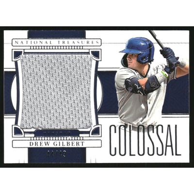 2023 Panini National Treasures Colossal Materials #6 Drew Gilbert