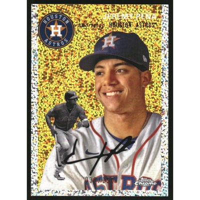2023 Topps Chrome Platinum Anniversary Speckle Refractors #243 Jeremy Pena