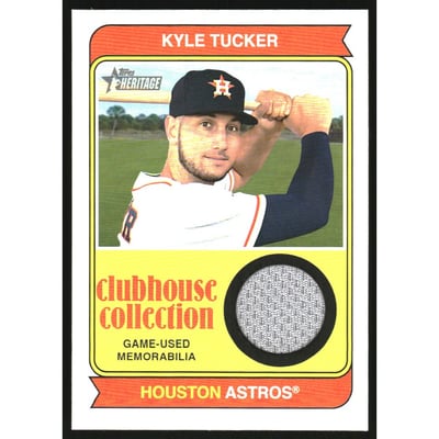 2023 Topps Heritage Clubhouse Collection Relics #CCRKT Kyle Tucker