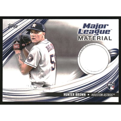 2023 Topps Major League Materials #MLMHB Hunter Brown S2