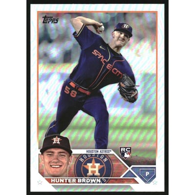 2023 Topps Rainbow Foil #111 Hunter Brown