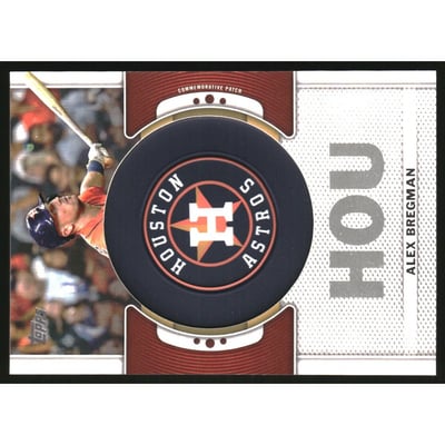 2023 Topps Team Logo Commemorative Patch #TLPAB Alex Bregman