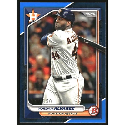 2024 Bowman Blue #53 Yordan Alvarez
