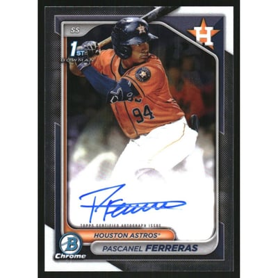 2024 Bowman Chrome Prospect Autographs #CPAPF Pascanel Ferreras