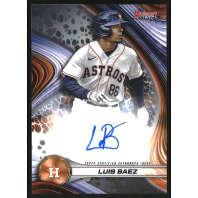 2024 Bowman's Best Best of '24 Autographs #B24LB Luis Baez