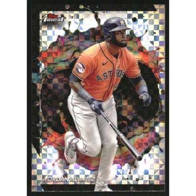 2024 Finest Checkerboard Refractors #214 Yordan Alvarez