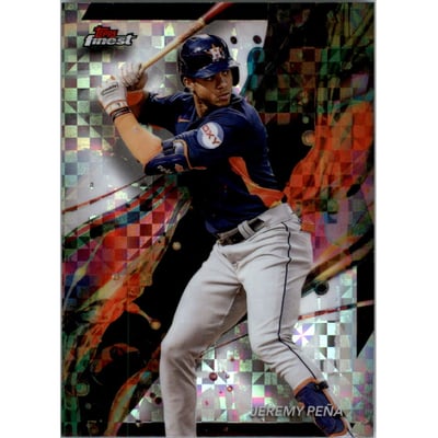 2024 Finest Checkerboard Refractors #61 Jeremy Pena