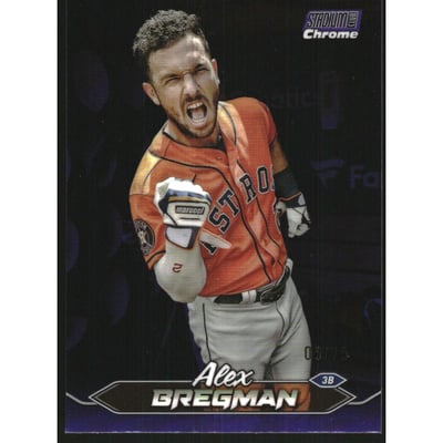 2024 Stadium Club Chrome Purple Refractors #113 Alex Bregman