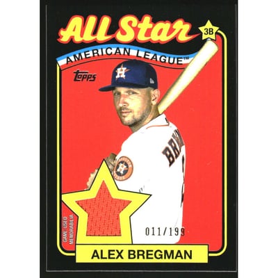 2024 Topps '89 Topps All Star Relics Black #89ASRAB Alex Bregman