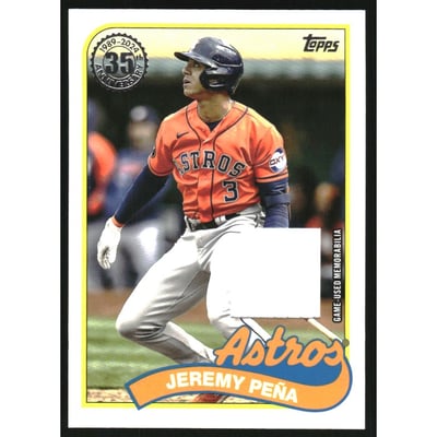 2024 Topps '89 Topps Relics #89BRJP Jeremy Pena