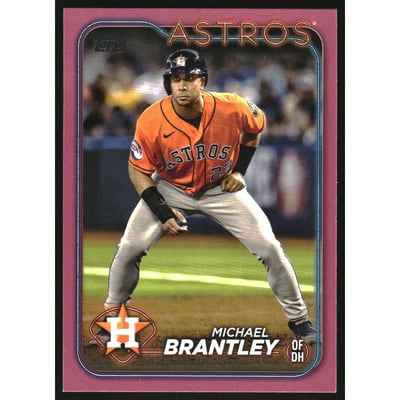2024 Topps Mother's Day Pink #381 Michael Brantley