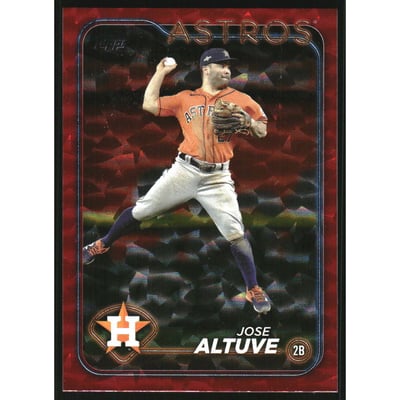 2024 Topps Red Foil #700 Jose Altuve