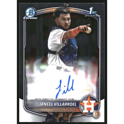 2025 Bowman Chrome Prospect Autographs #CPAJV Jancel Villarroel