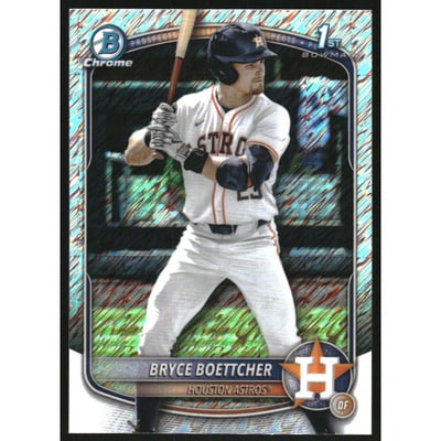 2025 Bowman Chrome Prospects Shimmer Refractors #BCP243 Bryce Boettcher
