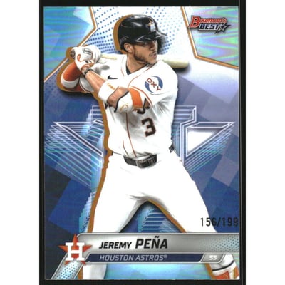 2025 Bowman's Best Aqua Refractors #34 Jeremy Pena