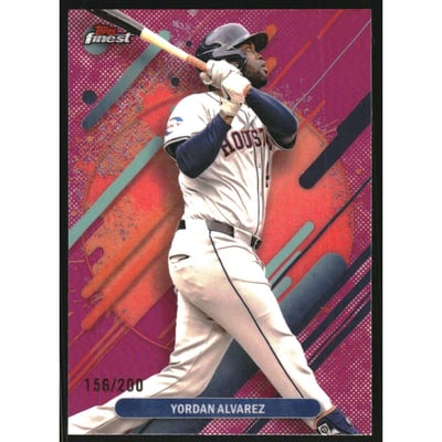 2025 Finest Magenta Refractors #245 Yordan Alvarez
