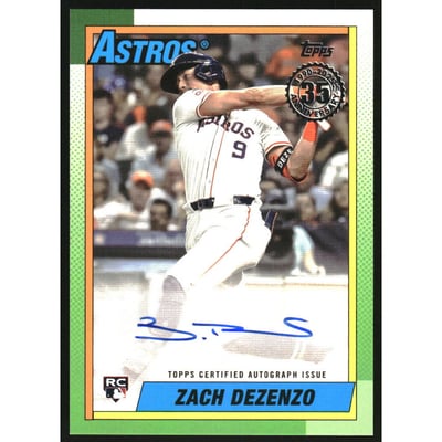 2025 Topps '90 Topps Autographs #90B2ZD Zach Dezenzo S2