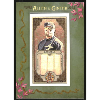2025 Topps Allen and Ginter Mini Framed Relics #MFRJBAG Jeff Bagwell