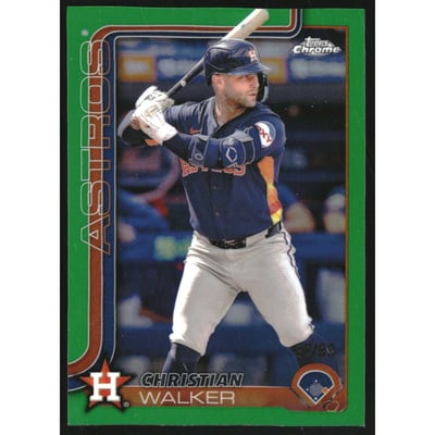 2025 Topps Chrome Green Refractors #279 Christian Walker