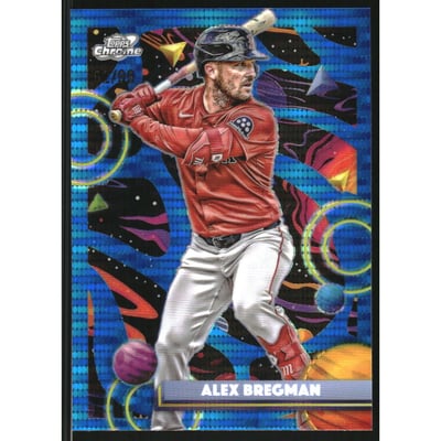 2025 Topps Cosmic Chrome Blue Moon Refractors #46 Alex Bregman