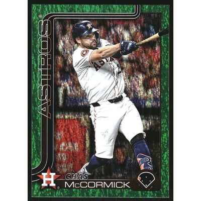 2025 Topps Green Holo Foil #391 Chas McCormick