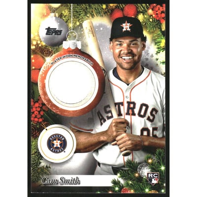 2025 Topps Holiday Player Relics #PRCSM Cam Smith